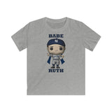 Babe Ruth New York Yankees, Kids Gildan Softstyle Tee Shirt