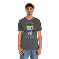 Philip Rivers L.A Chargers, Soft Cotton Bella and Canvas Short Sleeve Tee shirt