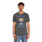 Philip Rivers L.A Chargers, Soft Cotton Bella and Canvas Short Sleeve Tee shirt