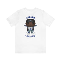 Amari Cooper Dallas Cowboys, Soft Cotton Bella and Canvas Short Sleeve Tee shirt
