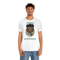Giannis Antetokounmpo Milwaukee Bucks , Soft Cotton Bella and Canvas Short Sleeve Tee shirt
