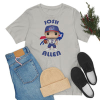 Josh Allen Buffalo Bills, Soft Cotton Bella and Canvas Short Sleeve Tee shirt