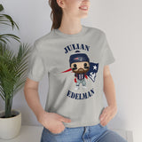 Julian Edelman New England Patriots, Soft Cotton Bella and Canvas Short Sleeve Tee shirt