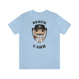 Derek Carr Las Vegas Raiders, Soft Cotton Bella and Canvas Short Sleeve Tee shirt
