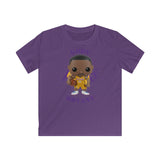 Kobe Bryant L.A Lakers (Yellow), Kids Gildan Softstyle Tee Shirt