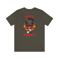 Paul Pogba Manchester United, Soft Cotton Bella and Canvas Short Sleeve Tee shirt