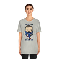 Lionel Messi PSG, Soft Cotton Bella and Canvas Short Sleeve Tee shirt