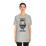 Lionel Messi PSG, Soft Cotton Bella and Canvas Short Sleeve Tee shirt