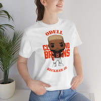 Odell Beckham Jr Cleveland Browns, Soft Cotton Bella and Canvas Short Sleeve Tee shirt