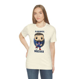 Lionel Messi PSG, Soft Cotton Bella and Canvas Short Sleeve Tee shirt