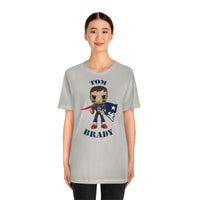 Tom Brady New England Patriots (Large), Soft Cotton Bella and Canvas Short Sleeve Tee shirt
