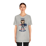 Tom Brady New England Patriots (Large), Soft Cotton Bella and Canvas Short Sleeve Tee shirt