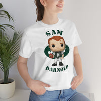 Sam Darnold New York Jets, Soft Cotton Bella and Canvas Short Sleeve Tee shirt