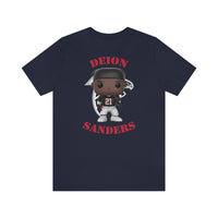 Deion Sanders Atlanta Falcons, Soft Cotton Bella and Canvas Short Sleeve Tee shirt