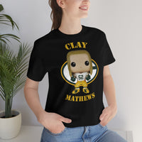Clay Mathews Jr Green Bay Packers, Soft Cotton Bella and Canvas Short Sleeve Tee shirt