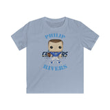 Philip Rivers L.A Chargers, Kids Gildan Softstyle Tee Shirt