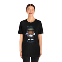 Russell Wilson Seattle Seahawks, Soft Cotton Bella and Canvas Short Sleeve Tee shirt