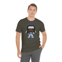 Melvin Gordon L.A Chargers, Soft Cotton Bella and Canvas Short Sleeve Tee shirt