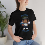 Russell Wilson Seattle Seahawks, Soft Cotton Bella and Canvas Short Sleeve Tee shirt