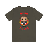 David De Gea Manchester United, Soft Cotton Bella and Canvas Short Sleeve Tee shirt