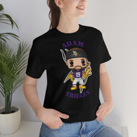 Adam Thielen Minnesota Vikings, Soft Cotton Bella and Canvas Short Sleeve Tee shirt