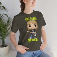 Kurt Cobain Nirvana, Soft Cotton Bella and Canvas Short Sleeve Tee shirt
