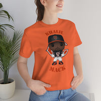 Khalil Mack Chicago Bears, Soft Cotton Bella and Canvas Short Sleeve Tee shirt