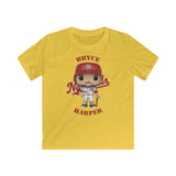 Bryce Harper Washington Nationals Kids Gildan Softstyle Tee Shirt