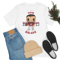 Tom Brady New England Patriots (Throwback), Soft Cotton Bella and Canvas Short Sleeve Tee shirt