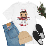 Tom Brady New England Patriots (Throwback), Soft Cotton Bella and Canvas Short Sleeve Tee shirt