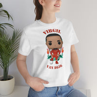 Virgil Van Dijk Liverpool, Soft Cotton Bella and Canvas Short Sleeve Tee shirt