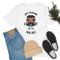 Junior Seau L.A Chargers, Soft Cotton Bella and Canvas Short Sleeve Tee shirt