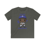 Jackie Robinson Brooklyn Dodgers/L.A Dodgers, Kids Gildan Softstyle Tee Shirt