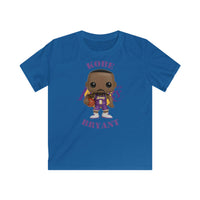 Kobe Bryant L.A Lakers (Purple), Kids Gildan Softstyle Tee Shirt