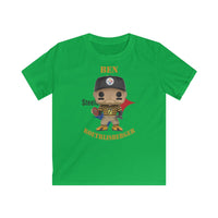 Ben Roethlisberger  Pittsburgh Steelers, Kids Gildan Softstyle Tee Shirt
