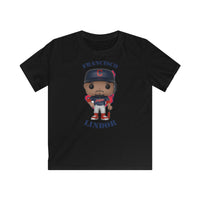 Francisco Lindor Cleveland Indians, Kids Gildan Softstyle Tee Shirt
