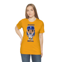 Mookie Betts L.A/Brooklyn Dodgers, Soft Cotton Bella and Canvas Short Sleeve Tee shirt