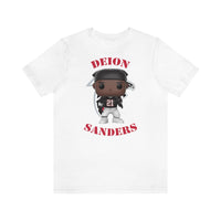 Deion Sanders Atlanta Falcons, Soft Cotton Bella and Canvas Short Sleeve Tee shirt