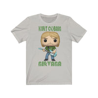 Kurt Cobain Green Jumper, Soft Cotton Bella and Canvas Short Sleeve Tee shirt