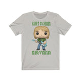 Kurt Cobain Green Jumper, Soft Cotton Bella and Canvas Short Sleeve Tee shirt