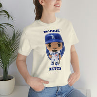 Mookie Betts L.A/Brooklyn Dodgers, Soft Cotton Bella and Canvas Short Sleeve Tee shirt