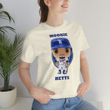 Mookie Betts L.A/Brooklyn Dodgers, Soft Cotton Bella and Canvas Short Sleeve Tee shirt
