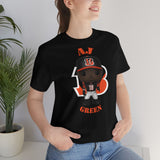 A.J Green Cincinnati Bengals, Soft Cotton Bella and Canvas Short Sleeve Tee shirt