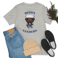 Deion Sanders Dallas Cowboys Throwback, Soft Cotton Bella and Canvas Short Sleeve Tee shirt