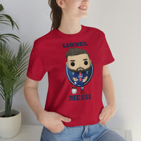Lionel Messi PSG, Soft Cotton Bella and Canvas Short Sleeve Tee shirt