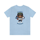 Russell Wilson Seattle Seahawks, Soft Cotton Bella and Canvas Short Sleeve Tee shirt