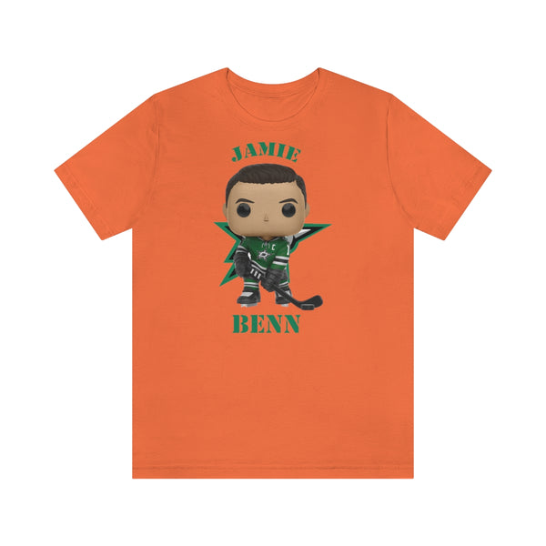 Jamie Benn Dallas Stars, Soft Cotton Bella and Canvas Short Sleeve Tee shirt