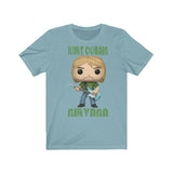 Kurt Cobain Green Jumper, Soft Cotton Bella and Canvas Short Sleeve Tee shirt
