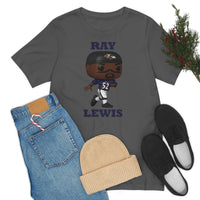 Ray Lewis Baltimore Ravens, Soft Cotton Bella and Canvas Short Sleeve Tee shirt