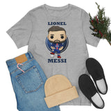 Lionel Messi PSG, Soft Cotton Bella and Canvas Short Sleeve Tee shirt